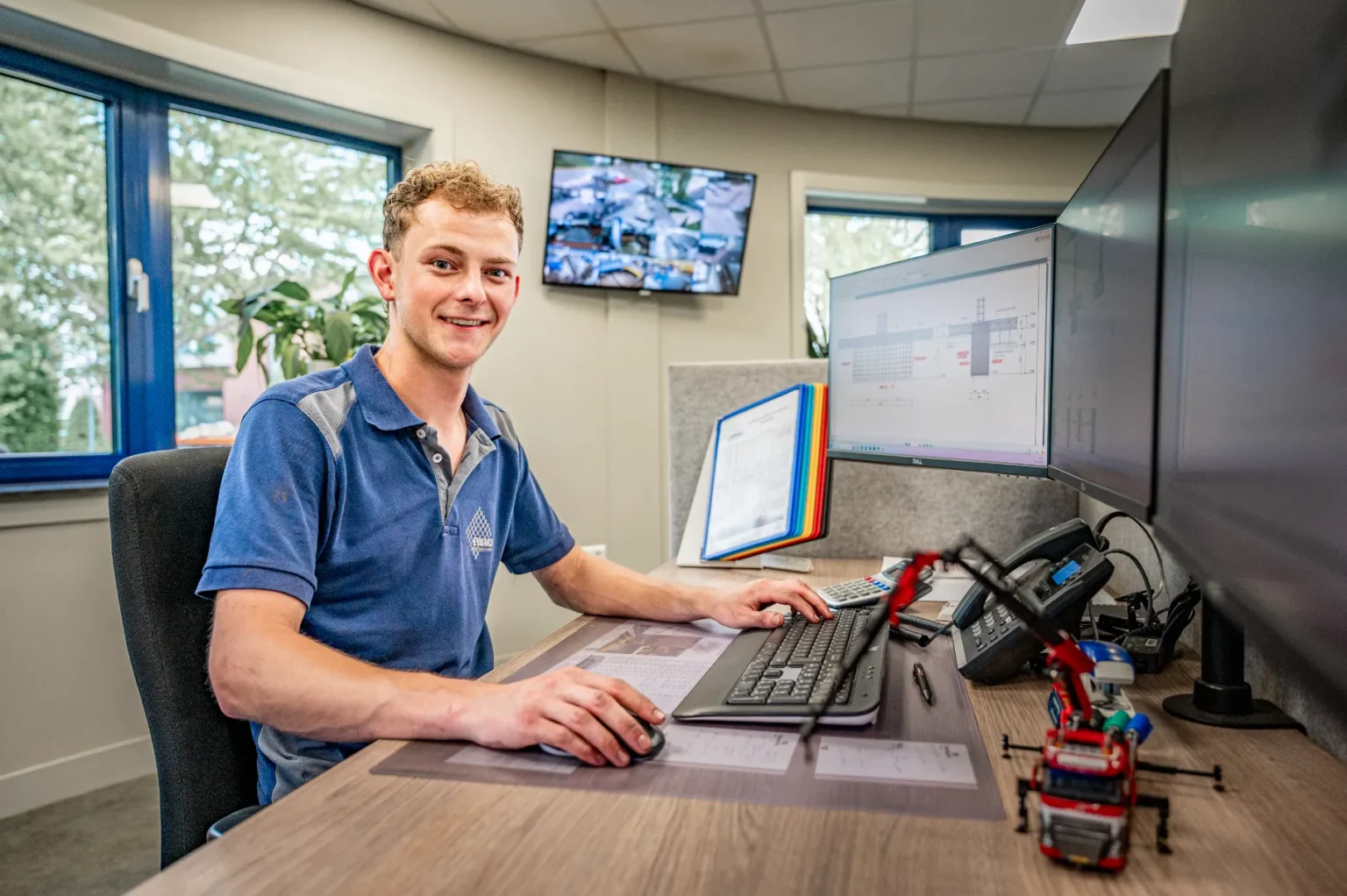 Aan het werk bij EWAKO Wapeningscentrale